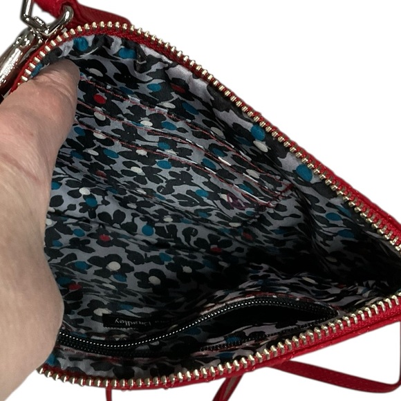 Vera Bradley Cardinal Red Crossbody Wristlet Bag - Picture 5 of 8
